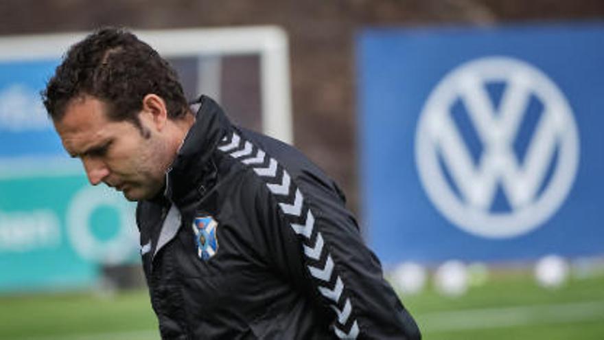 El técnico blanquiazul, Rubén Baraja.