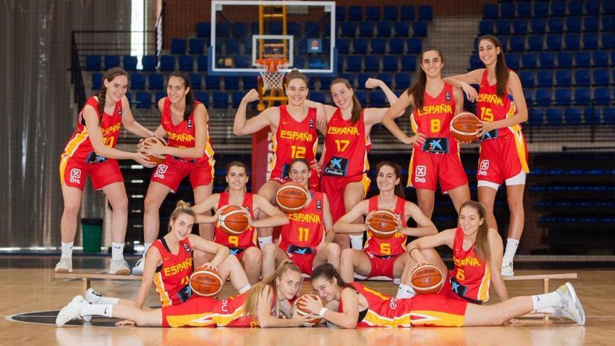 El conjunt espanyol U17 femení.
