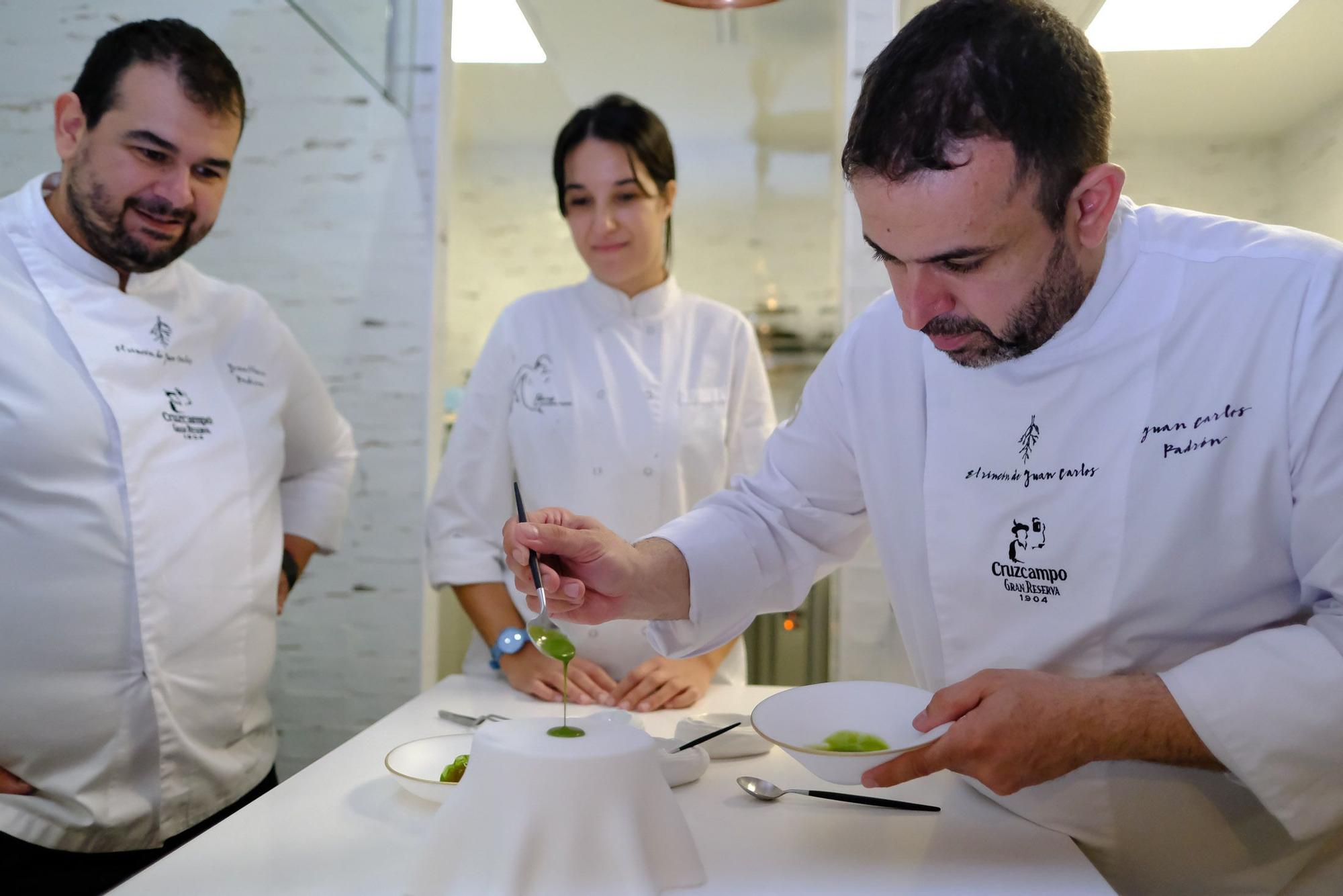 En los fogones de los hermanos Padrón y la chef Icíar Pérez