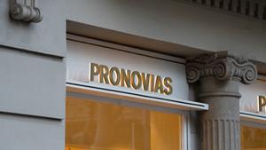 Archivo - Fachada de la tienda de Pronovias, a 23 de enero de 2024, en Barcelona, Catalunya (España)