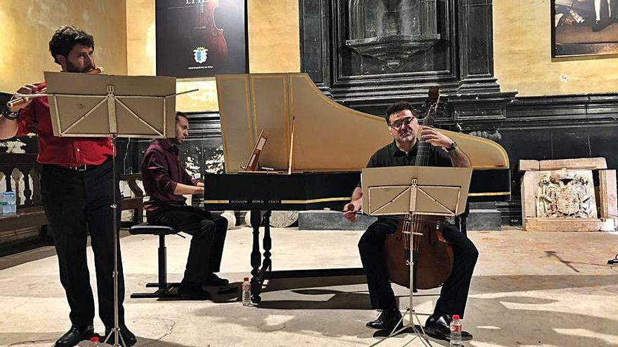 Actuación de La Guirlande en el Festival de Música Antigua de Épila. | SERVICIO ESPECIAL