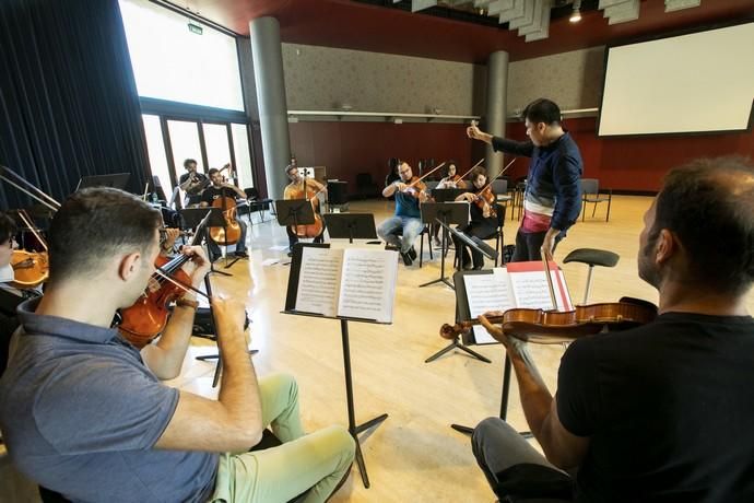 16.04.19. Las Palmas de Gran Canaria. Ensayo del espectáculo Bach Rock, con Iñaki Antón. Auditorio Alfredo Kraus . Foto Quique Curbelo  | 16/04/2019 | Fotógrafo: Quique Curbelo