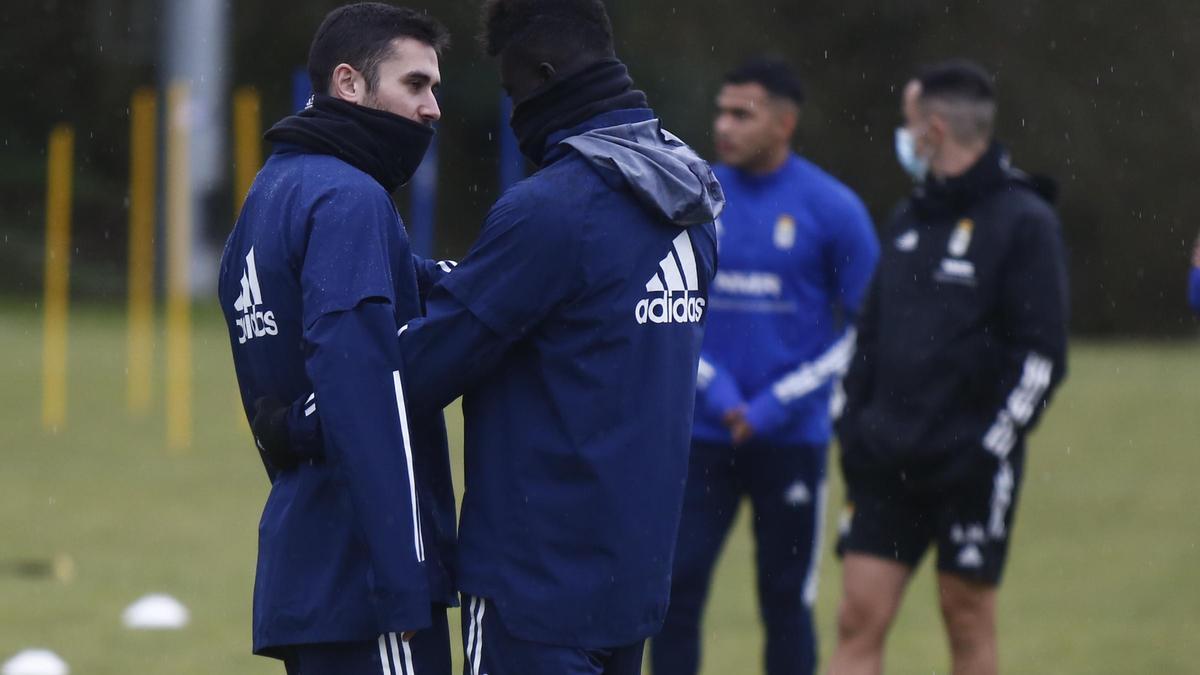 El entrenamiento del Oviedo