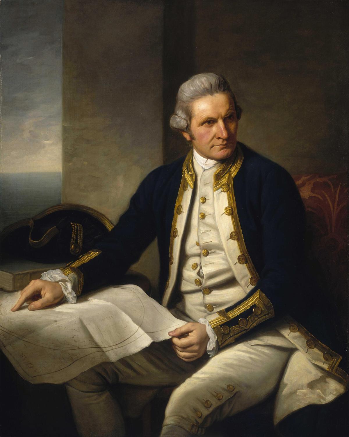 Retrato oficial de James Cook