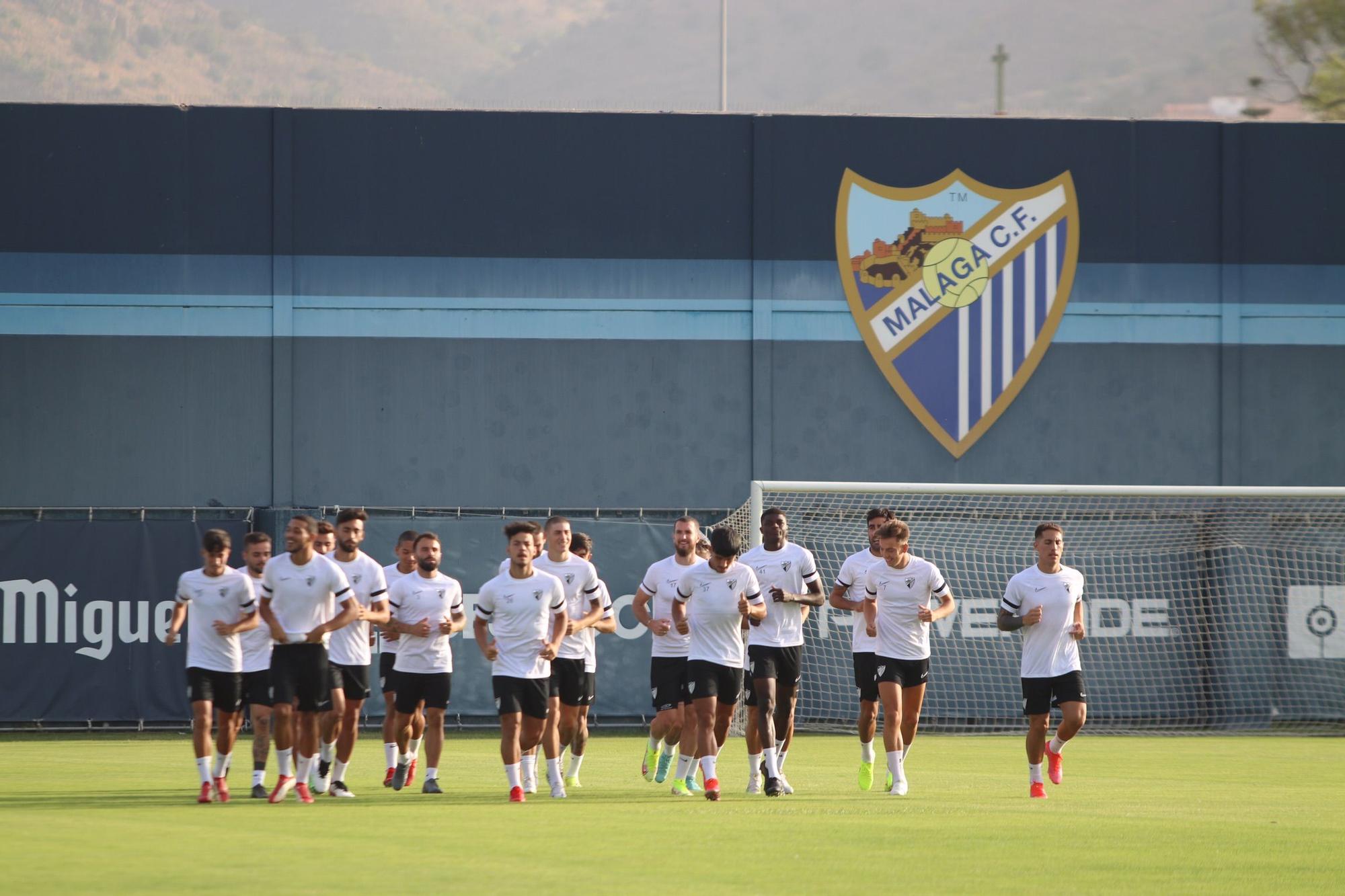 Entrenamiento del Málaga CF de este jueves 12 de agosto