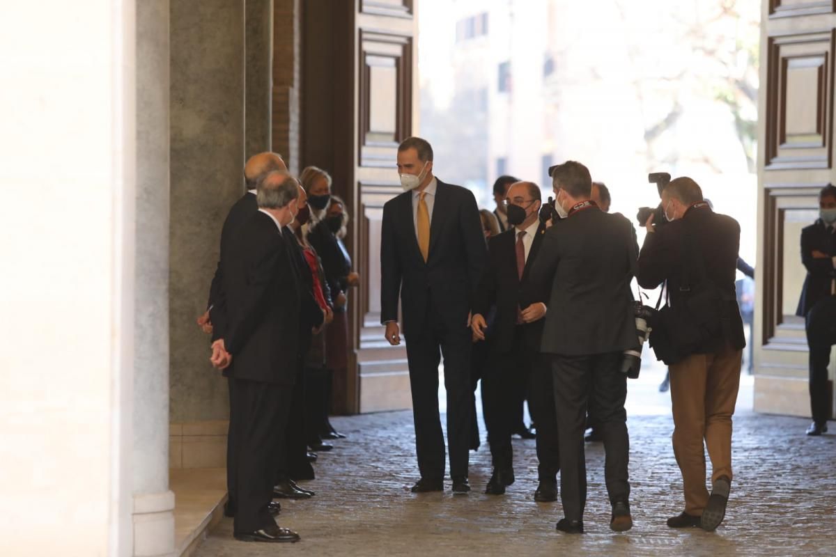 Felipe VI preside la Cumbre Empresarial por la Competitividad de Aragón