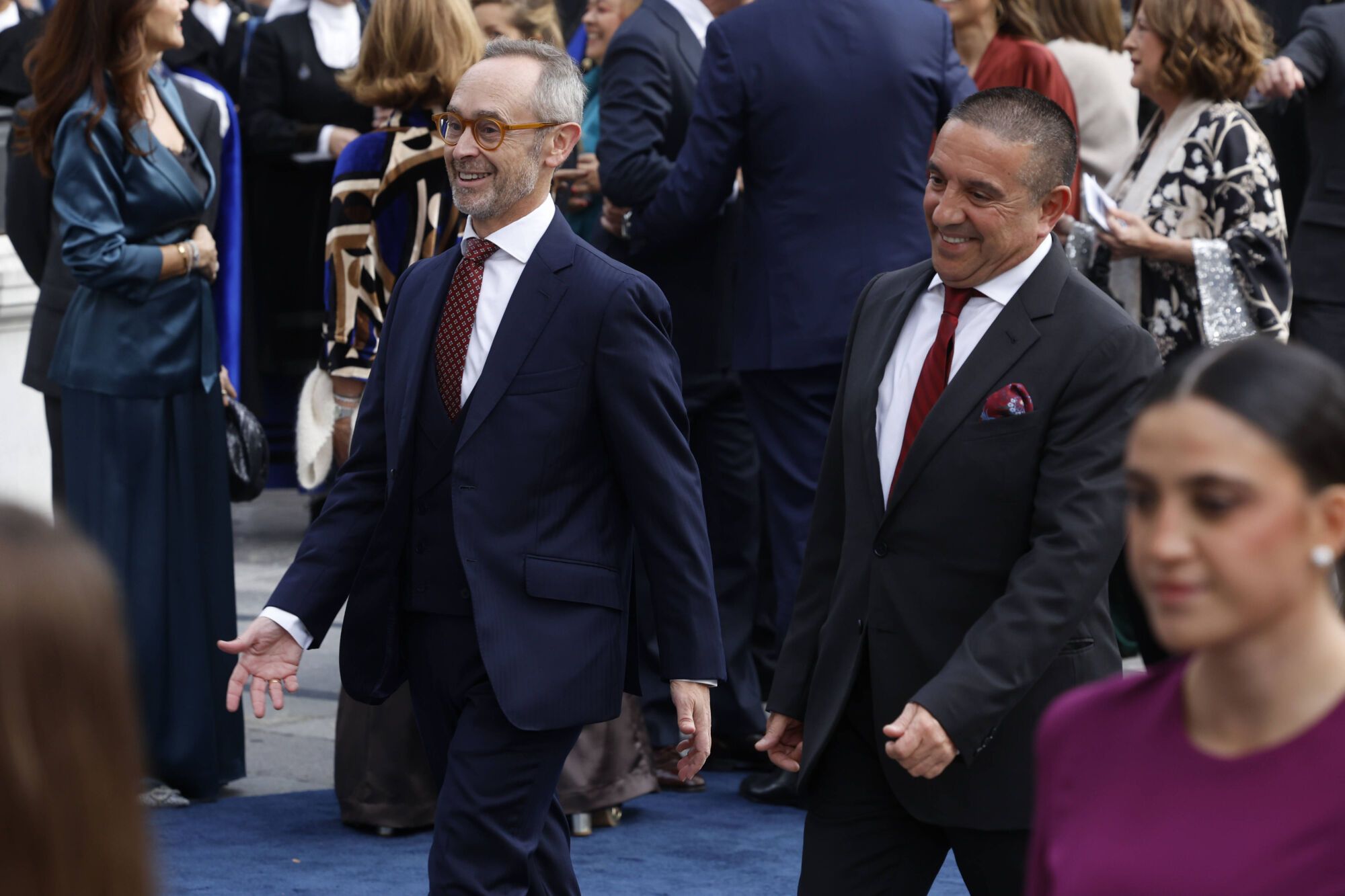  Así fue la llegada de los invitados a los premios "Princesa de Asturias" y su paso por la alfombra azul