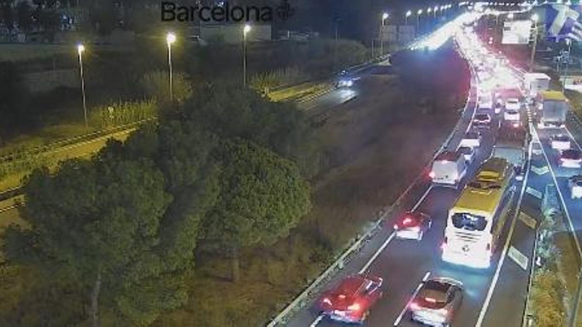 Tráfico en Barcelona este miércoles 3 de diciembre