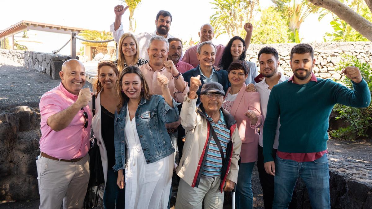 Acto del PSOE de Lanzarote con José Luis Rodríguez Zapatero en La Florida
