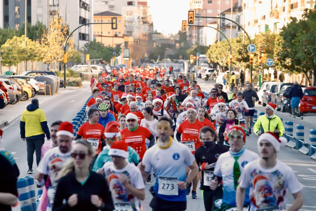 Celebración de la carrera popular de la San Silvestre de la Palma Palmilla