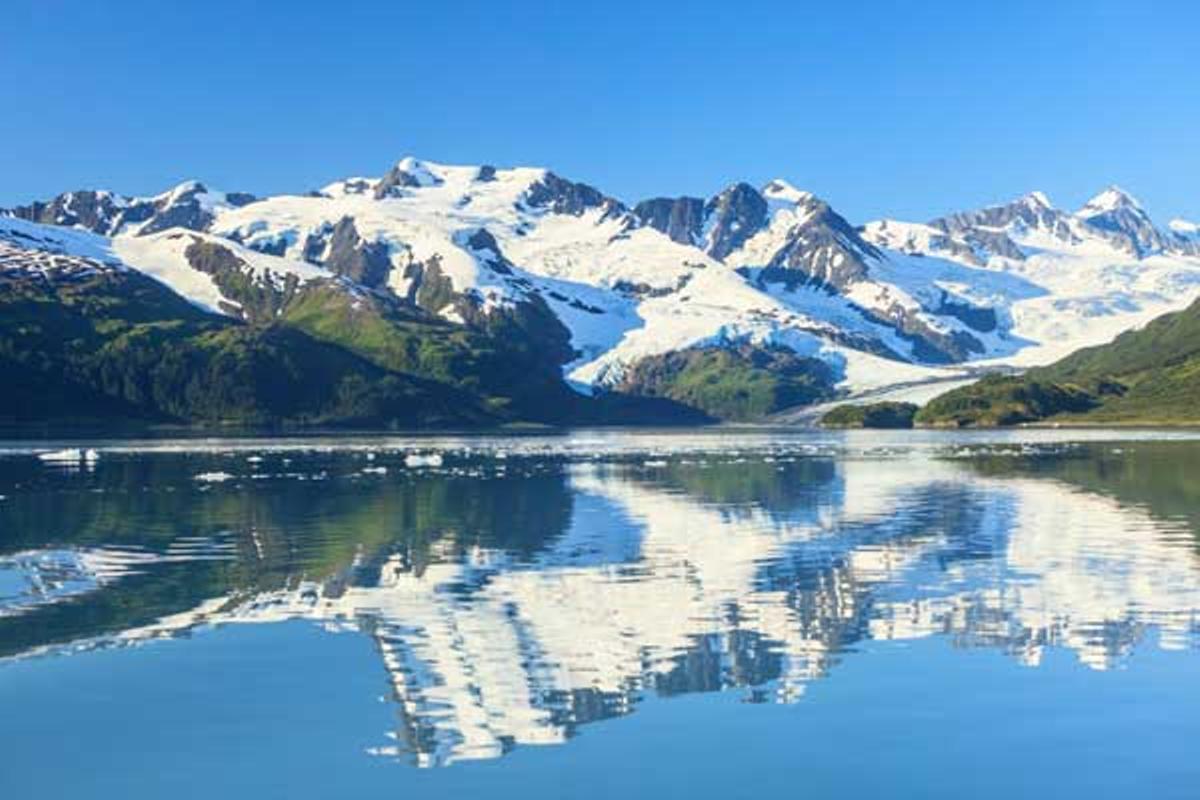 Fiordo de Harriman en Alaska. Fiordo de Harriman en Alaska.