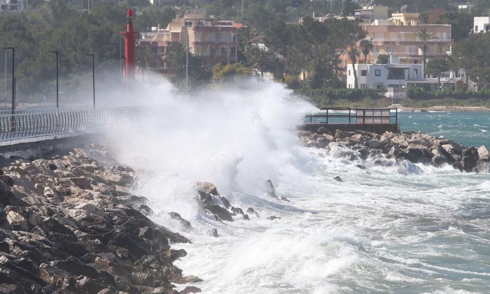 Temporal de viento en Ibiza y Formentera