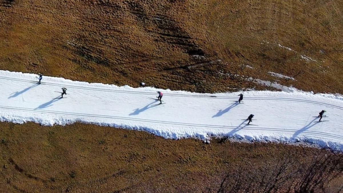 Italia, sin nieve en las pistas