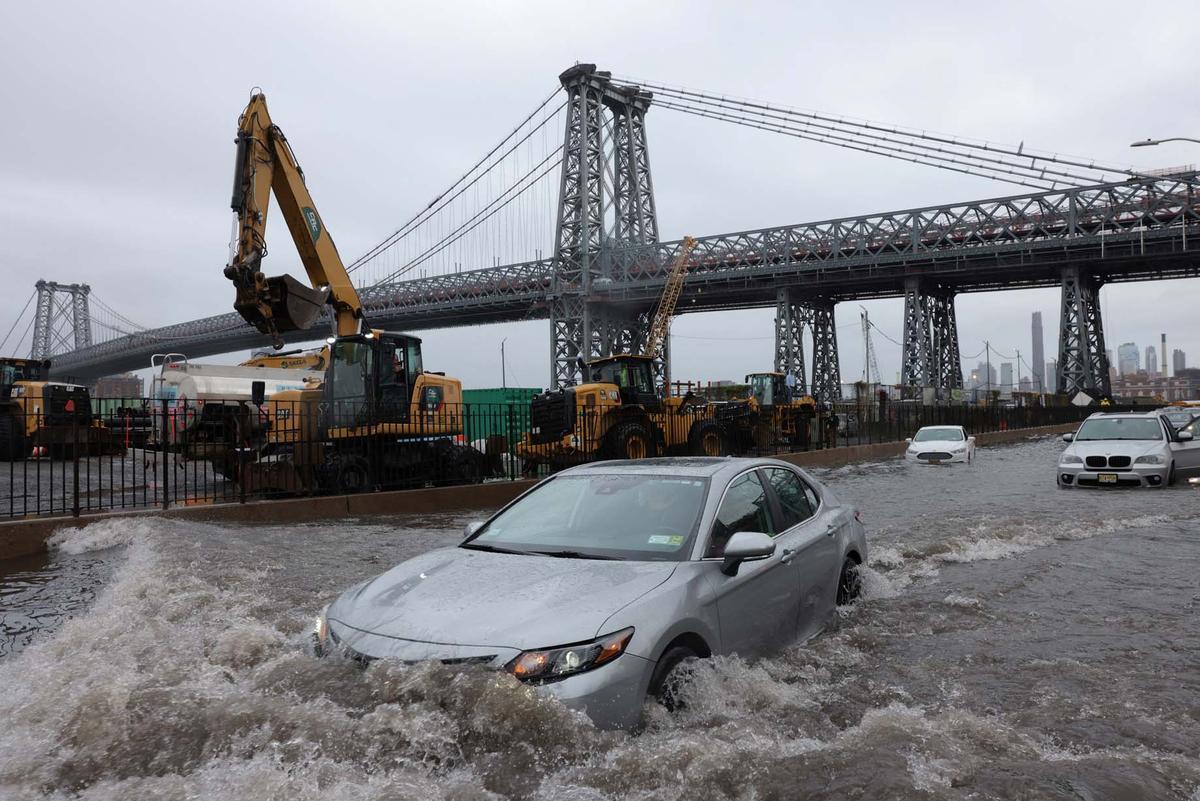 La tormenta tropical Ofelia provocan inundaciones en todo el Atlántico medio y el noreste de la ciudad de Nueva York