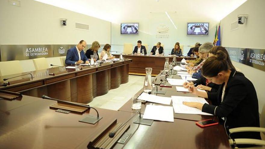 La pobreza y el tren centran el orden del día del pleno en la Asamblea de Extremadura