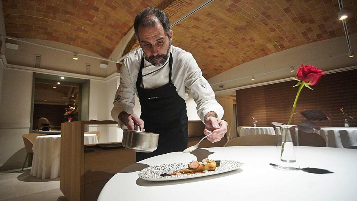 El cuiner Jordi Rollan, del Divinum, un dels restaurants que formen part del cicle de sopars.