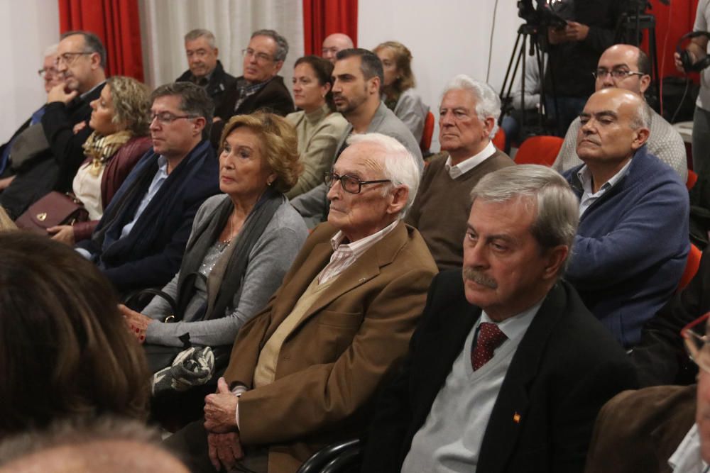 Las imágenes de la inauguración de la sala de prensa Joaquín Marín