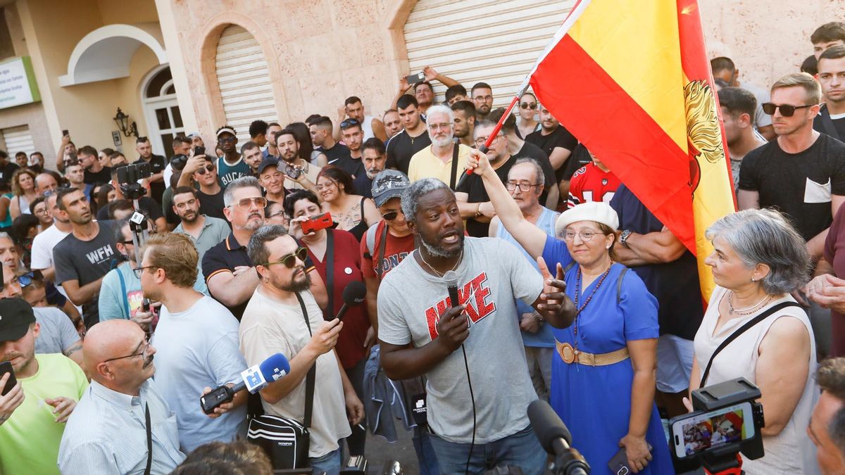 Fallida manifestación no autorizada convocada por grupos de ultraderecha en Torre Pacheco