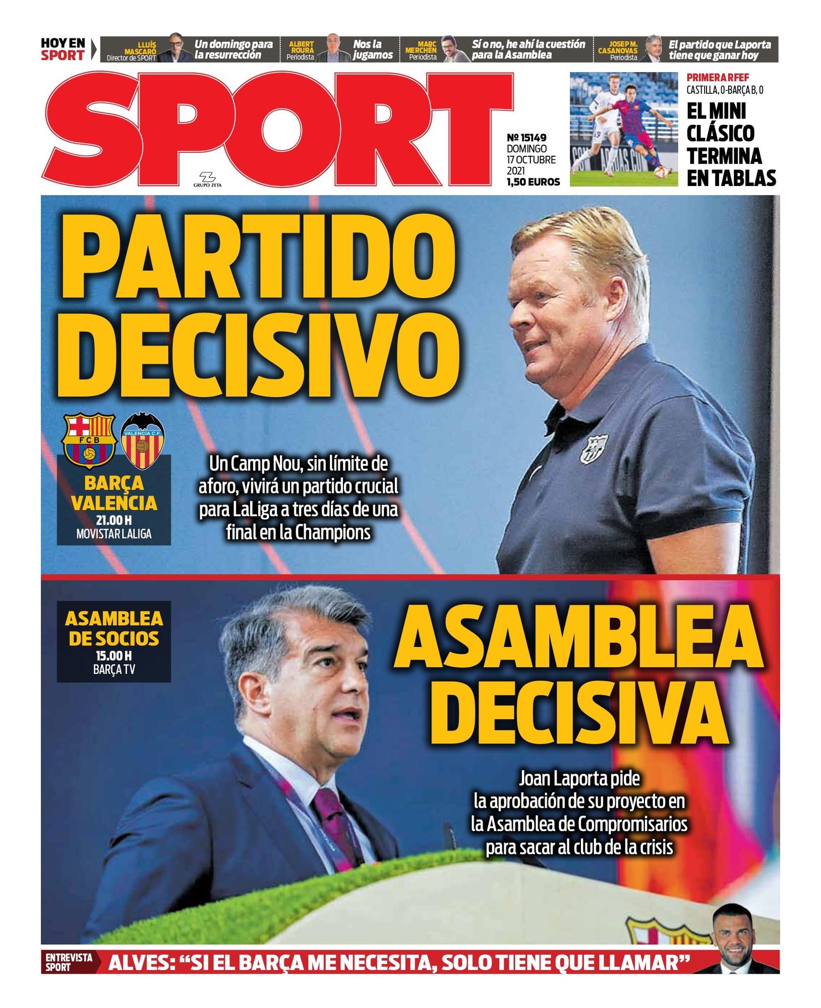 Esta es nuestra portada de hoy