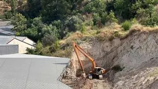 Alcoi reprén la construcció de l’accés al polígon Santiago Payà després d’un corriment de terres