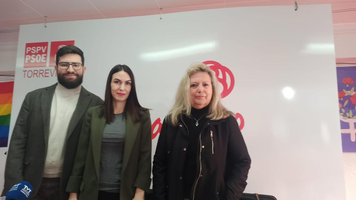 Tomás Ruiz, Bárbara Soler y Cristina Tañá