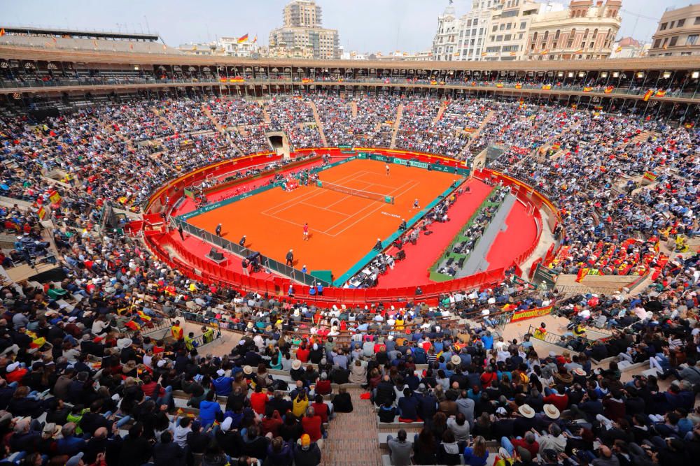 La Copa Davis en València: primer partido