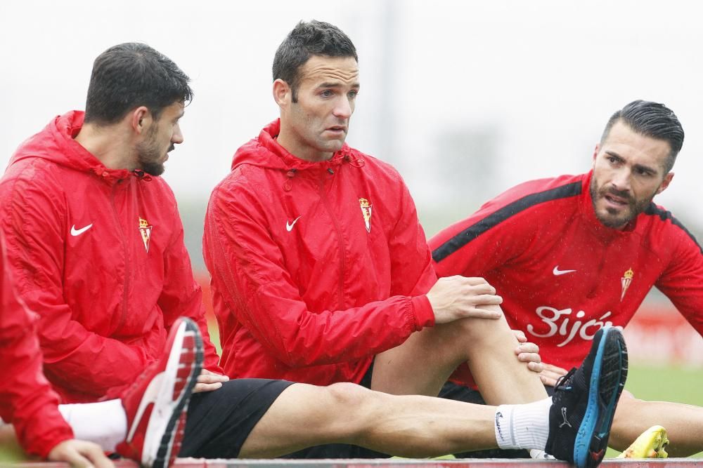 Entrenamiento del Sporting (sábado 5 de noviembre)