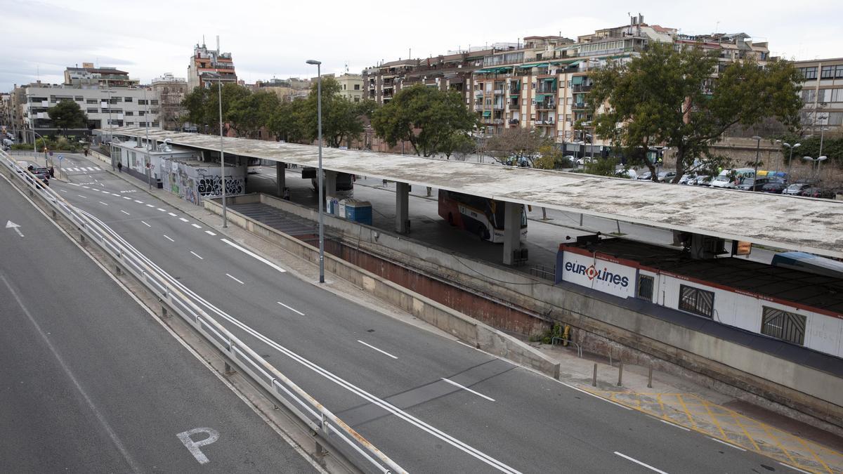 Estación de autobuses de Sants.