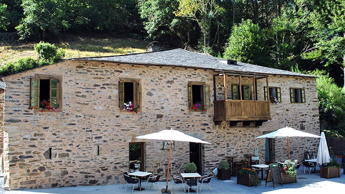 La casa rural y restaurante L'Auga