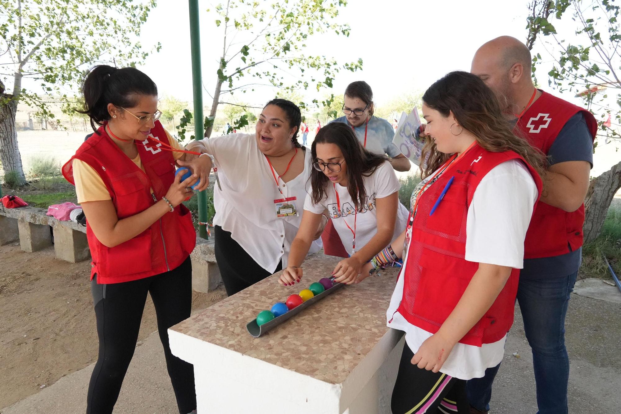 Los voluntarios de Cruz Roja en la provincia se reunen en Dos Torres