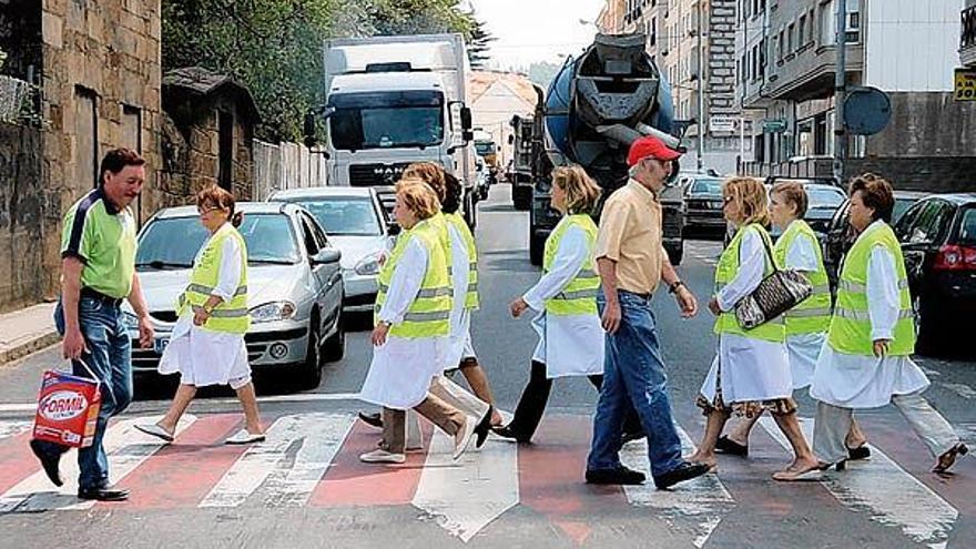 La movilización de las enfermeras del ambulatorio de San Roque.