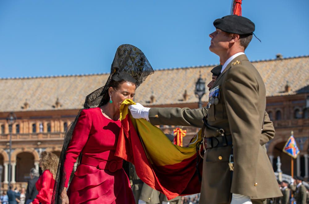 Jura de bandera civil en Sevilla.