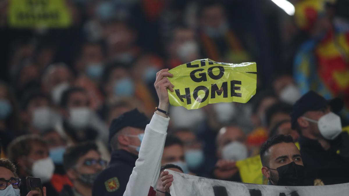 Las Imágenes del Derbi entre Levante UD y Valencia CF en el Ciutat