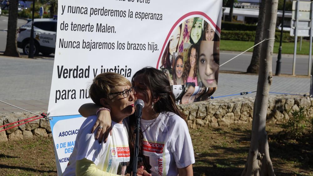 Concentración por el 21 cumpleaños de Malén Ortiz, desaparecida hace seis años