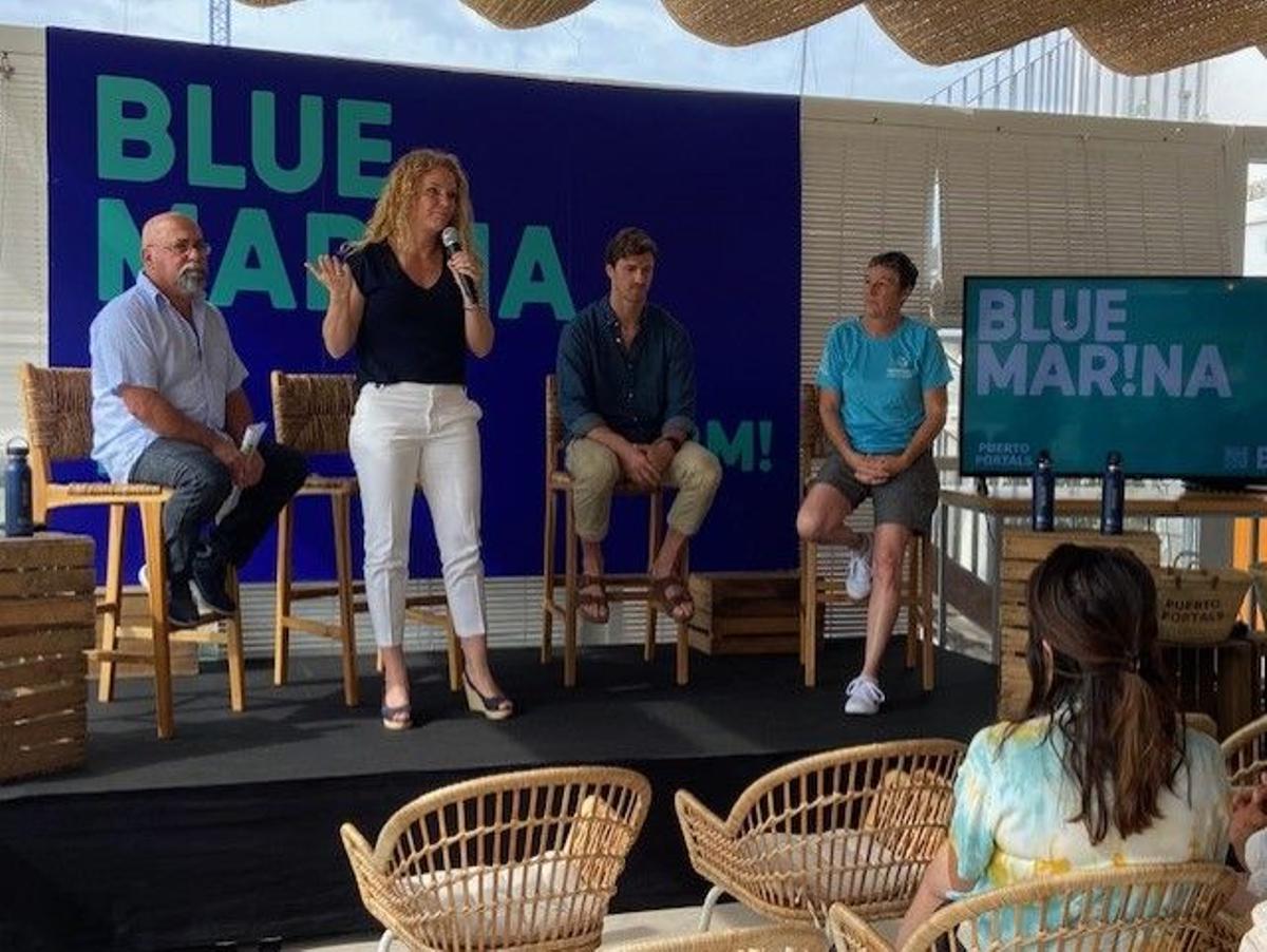 Corinna Graf bei der Präsentation von &quot;Blue Marina&quot; in Puerto Portals.