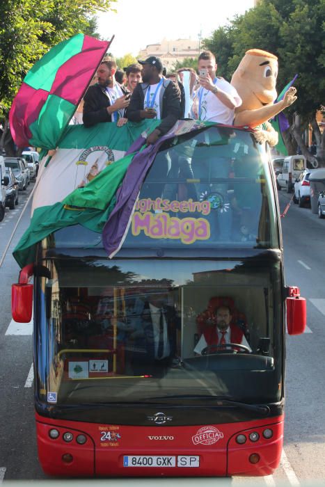 Málaga se lanza la calle para celebrar la EuroCup