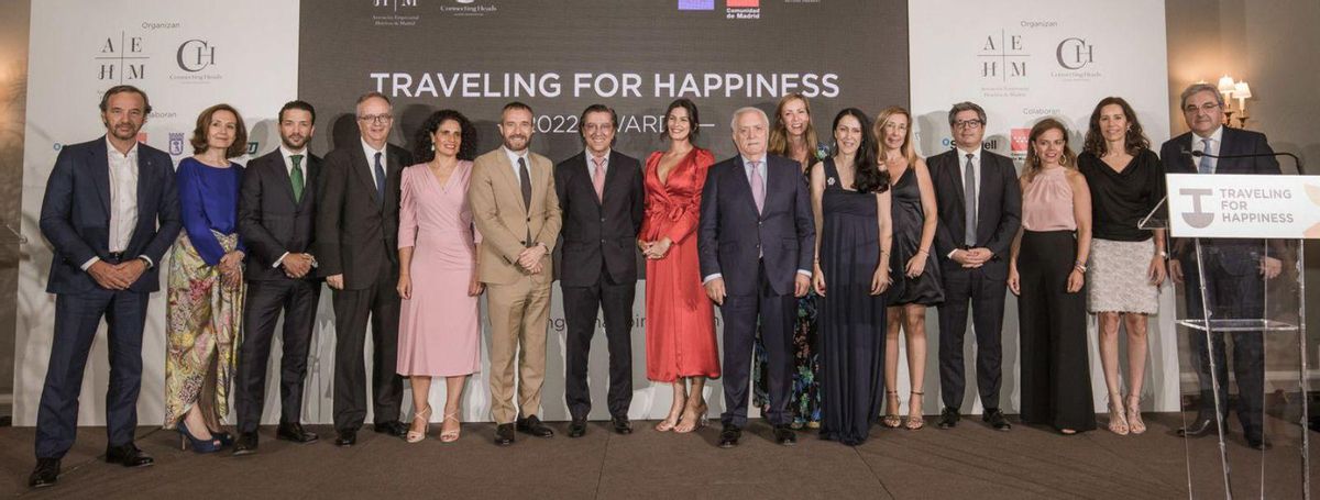 Foto de familia de los TFH Awards, entregados en el Hotel Mandarin Oriental Ritz. |