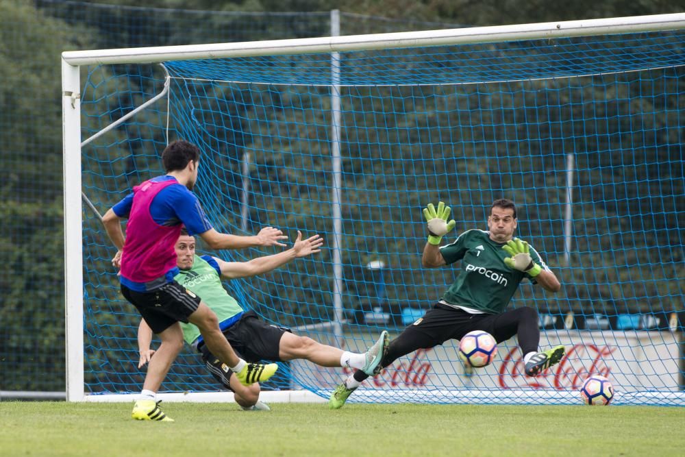 Entrenamiento del Real Oviedo