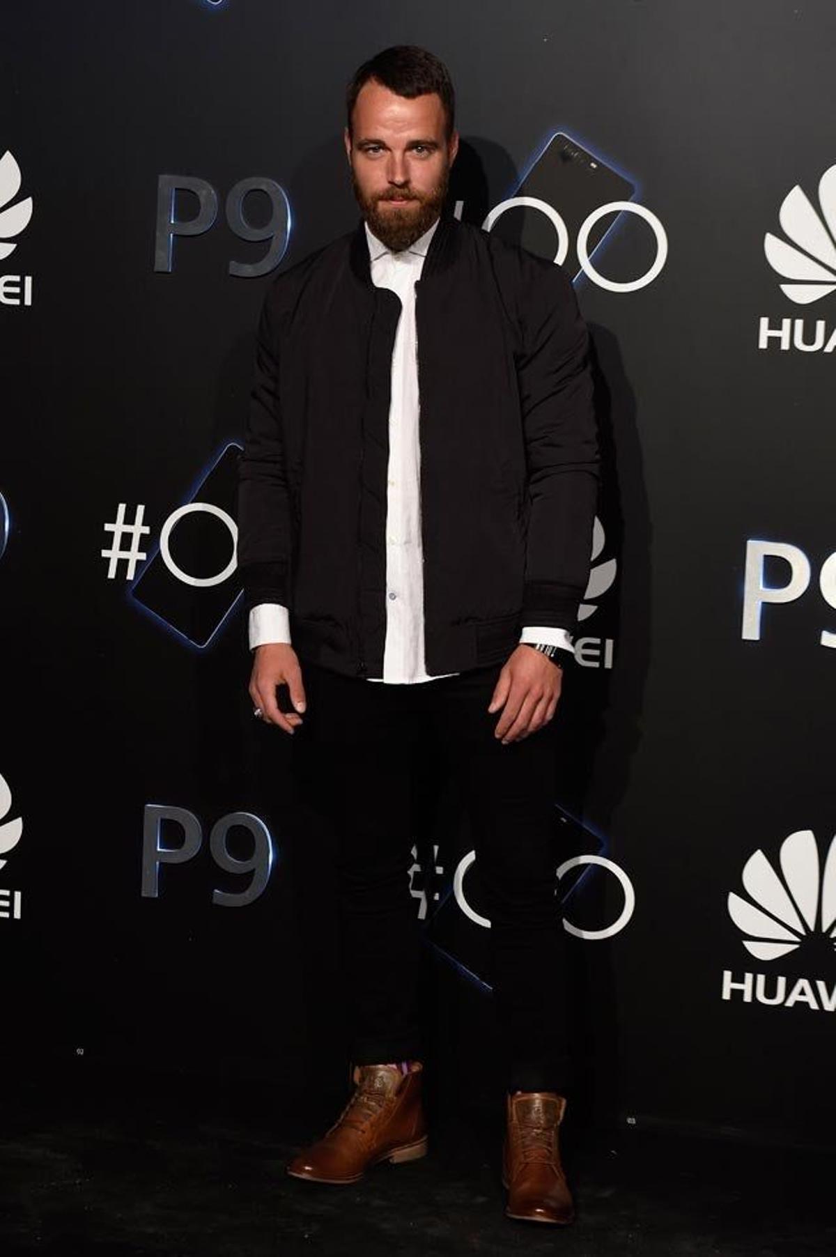 Carles Francino, en la fiesta de presentación del Huawei P9 en Madrid.