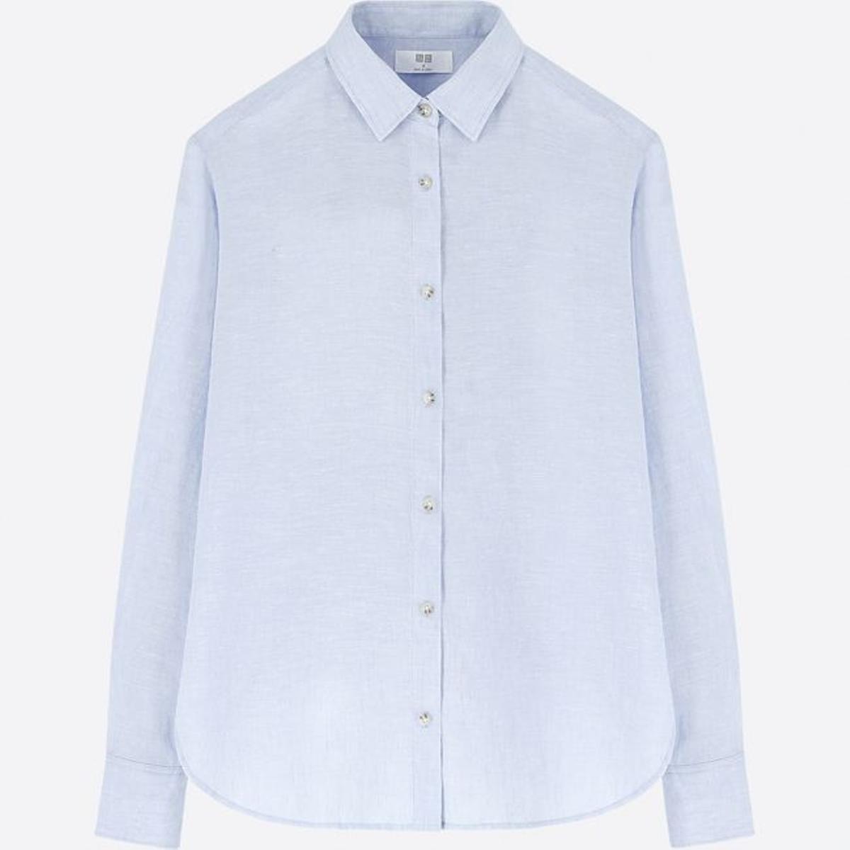 Camisa azul de UNIQLO