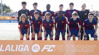 El 1x1 del Infantil B del Barça en Maspalomas