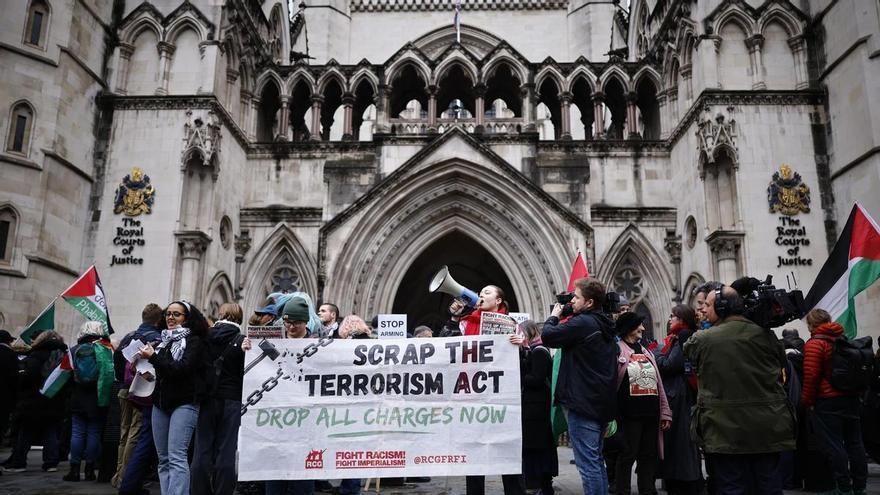 Un tribunal declara ilegal la prohibición de Palestine Action, considerada una organización terrorista por el Gobierno laborista