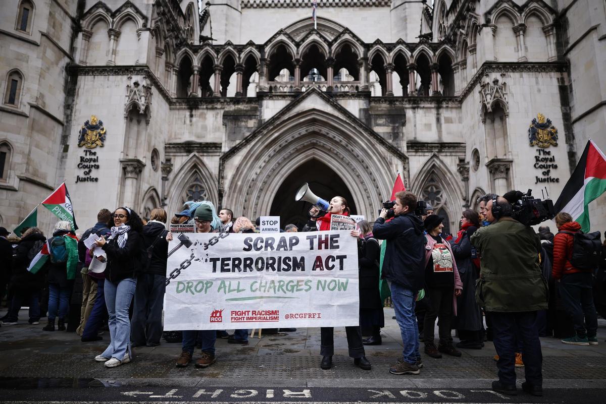 La Justicia británica declara ilegal haber prohibido al grupo propalestino Palestine Action