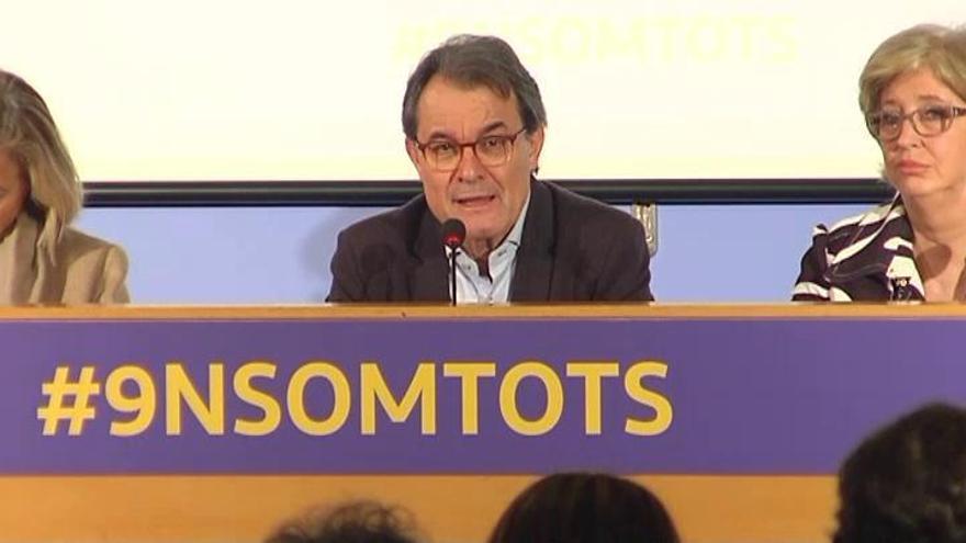 Artur Mas: "Creemos que hicimos lo que teníamos que hacer aquel 9N de 2014"