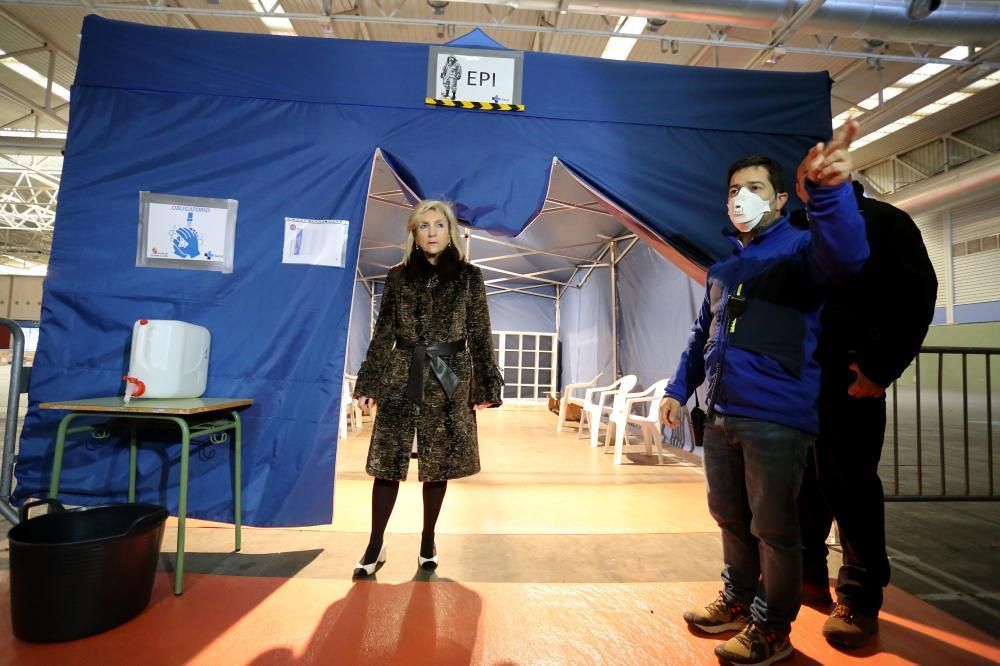 Casado, en el hospital de campaña del COVID-19