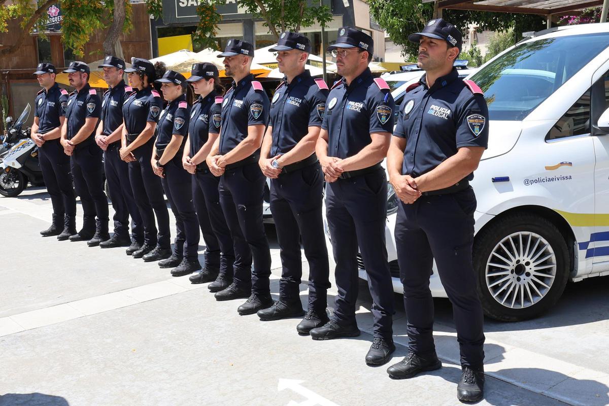 La Policía Local de Ibiza se refuerza con 11 agentes y 13 vehículos