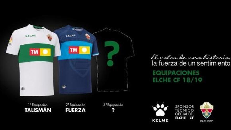 Los diseños de las dos primeras camisetas del Elche