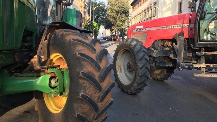 La avenida Jaime I El Conquistador, una de las calles cortadas por la protesta con tractores el pasado mes de marzo.