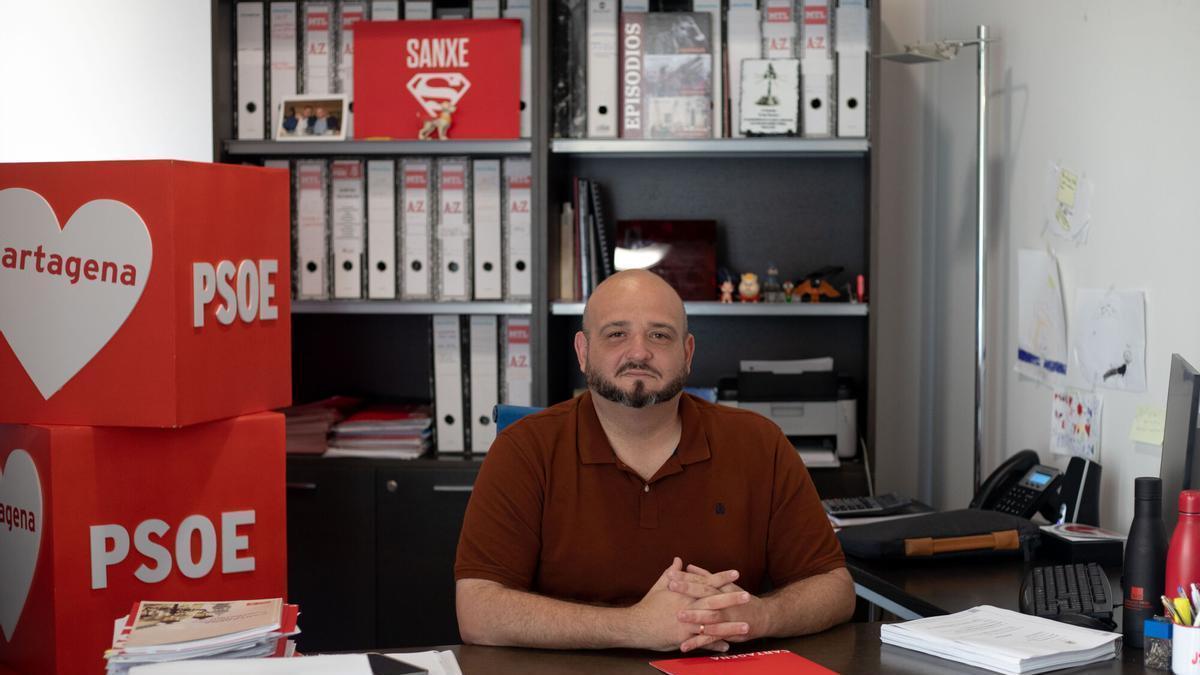 El portavoz del Partido Socialista en Cartagena Manolo Torres