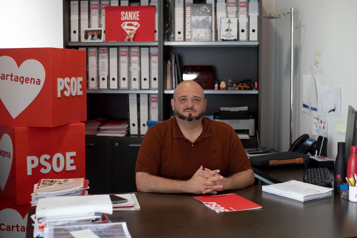 El portavoz del Partido Socialista en Cartagena Manolo Torres